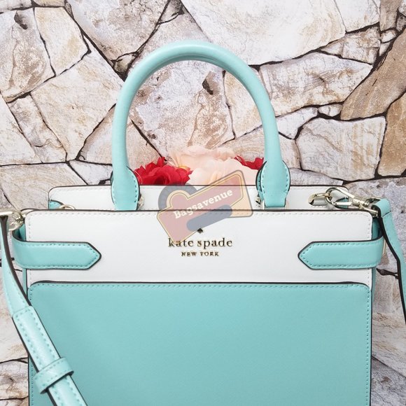 Medium Satchel Staci Poolside White Kate Spade - Picture 5 of 14